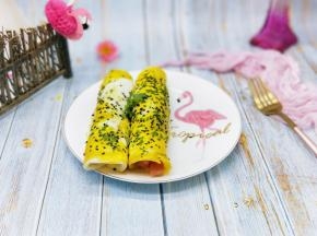 美味的煎饼就做好了呦～