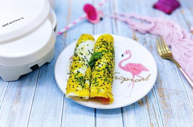 煎饼果子#华夫饼机器版#