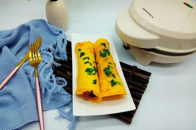 培根鸡蛋卷饼