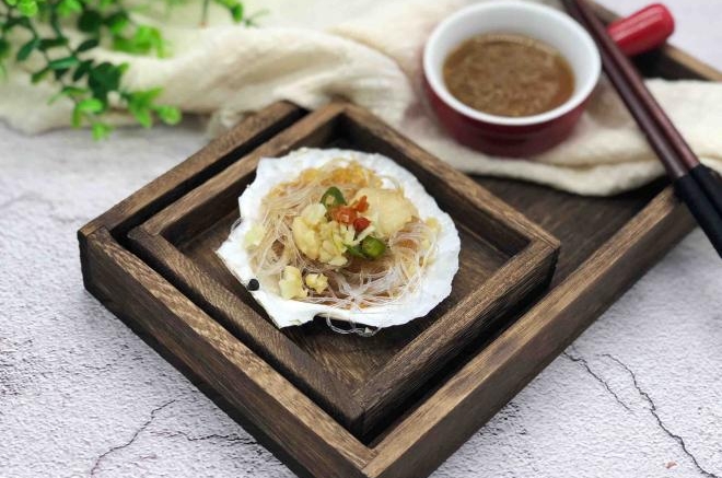 粉丝蒸扇贝