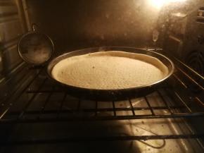 送进预热好的烤箱中层上下火烘烤，200度烘烤5分钟