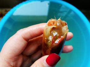 剪去头部的脏东西