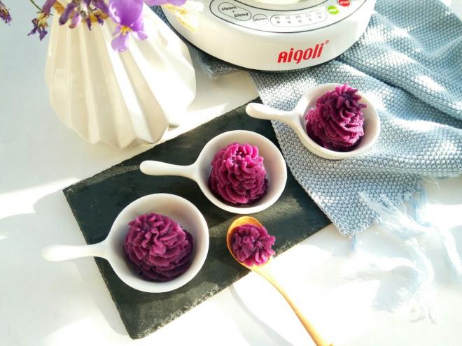 【宝宝辅食】辅食机版-紫薯泥