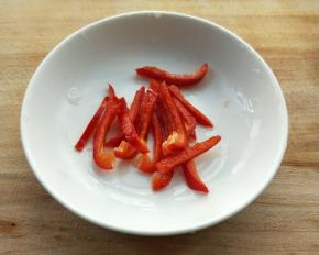 红椒丝。