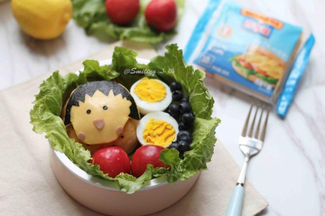 超可爱小丸子野餐便当