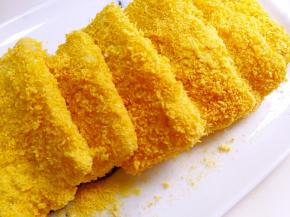 再裹一层面包糠，依次全部做好