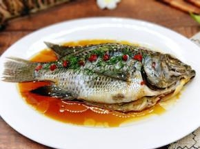 近看，撒了一点送辣椒做装饰。