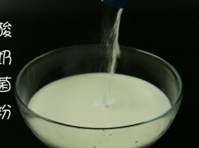 加入酸奶菌粉。
