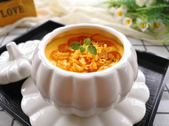 瑶柱虾米蒸水蛋