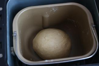 选择揉面程序，揉至完全扩展阶段。