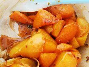 大火把汁收干（注意用刮刀翻拌）