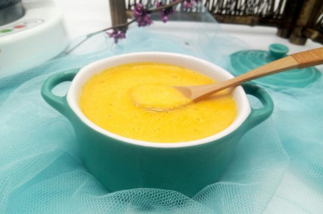 【宝宝辅食】奶香南瓜糊