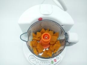 南瓜蒸熟了，是不是很快