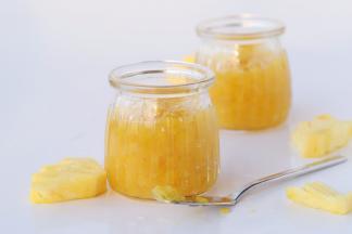 一小时后就可以取出你美味的菠萝果酱了