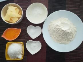 把材料都称出来。