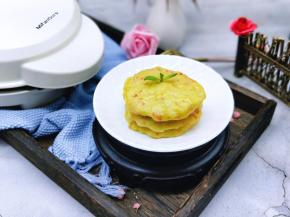 营养丰富的鳕鱼胡萝卜饼。