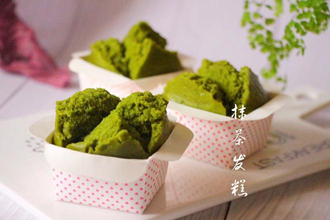 抹茶发糕
