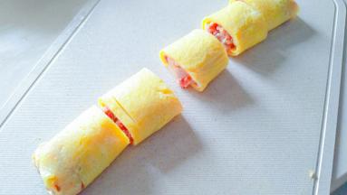 切成等量的块。