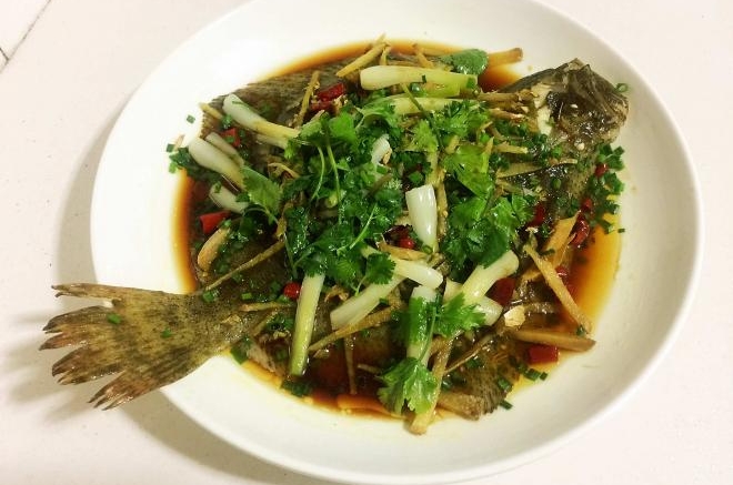 清蒸多宝鱼
