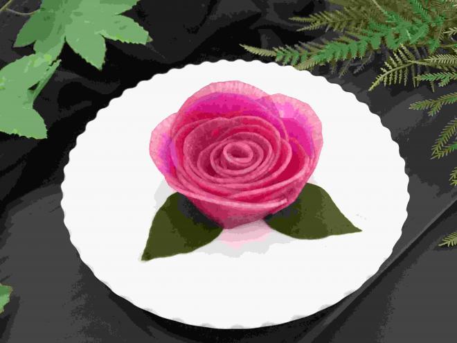 酸菜开胃的萝卜花