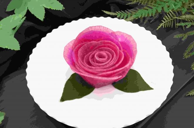 酸菜开胃的萝卜花