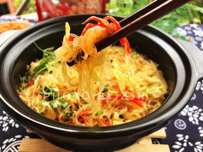 瑶柱虾米粉丝煲
