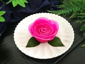 一直到自己觉得大小合适的好了！
酸甜爽脆，非常开胃哟！