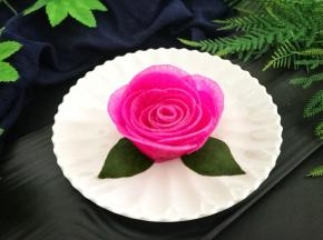 一直到自己觉得大小合适的好了！
酸甜爽脆，非常开胃哟！