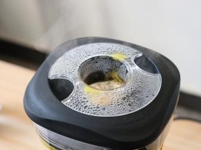 制作完成，看，在冒水蒸气呢;