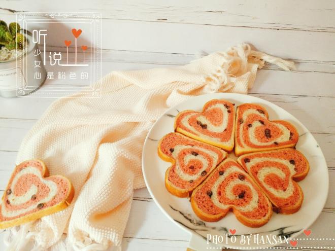 少女心蜜豆吐司