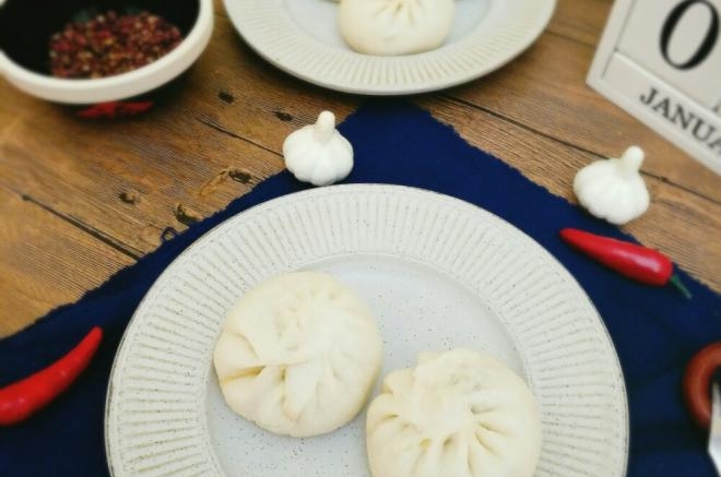 猪肉茴香馅包子