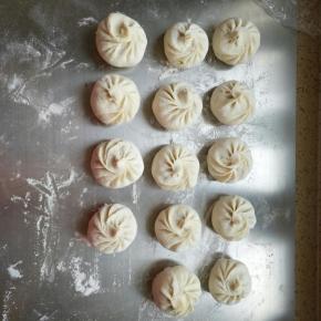 全部包好，盖保鲜膜醒发20-30分钟