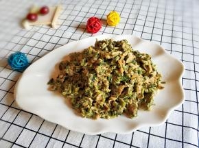 炒好出锅装盘。