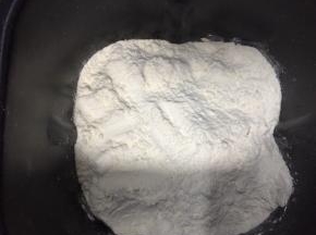 放入面粉