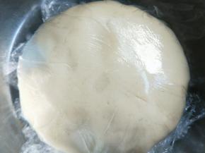 盖上保鲜膜，自然松弛20分钟。