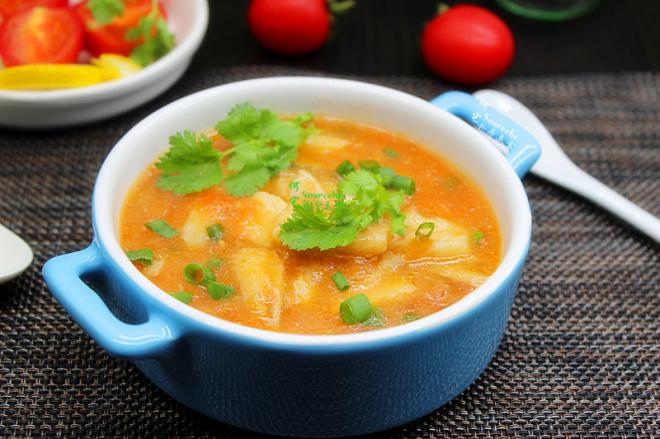 酸甜番茄狭鳕鱼汤