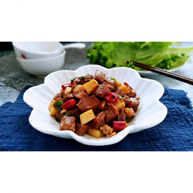 黑胡椒牛肉粒