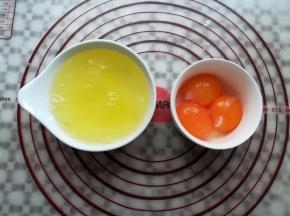 分离出蛋清和蛋黄