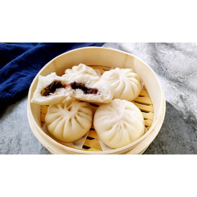 豆沙蒸包