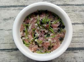 再敷平中间留一个小洞