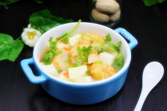 虾仁豆腐汤