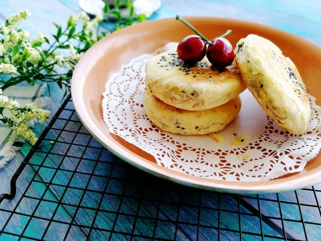 平底锅版+酥的掉渣的芝麻烧饼