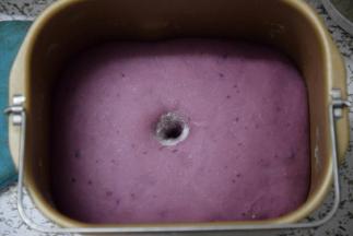 手指粘上面粉插入发酵好的面团中，小洞不回缩表明已经发酵完成