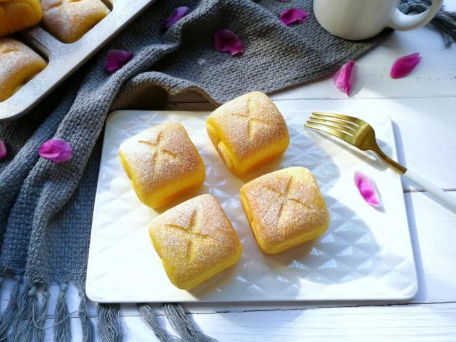 黄金南瓜小方卷