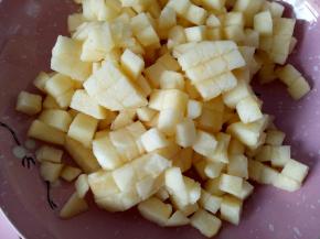 苹果切小块