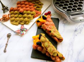 酥脆的外壳，软绵柔嫩的蛋糕体，加上鲜香的水果和冰激凌给你冲击味蕾的独特口感。