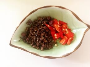 尖辣椒切碎