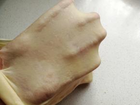 继续揉面至完全扩展阶段后即揉面完成