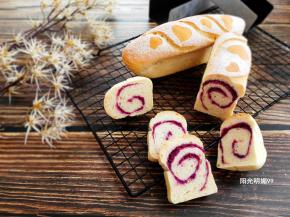 紫薯的颜色非常漂亮！