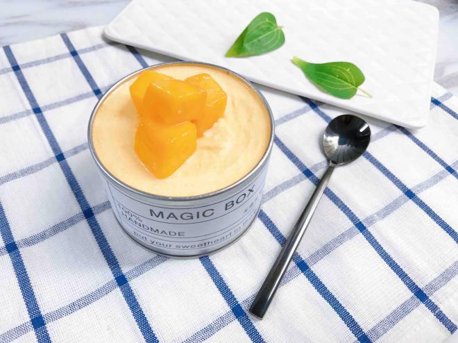 芒果芝士盒子蛋糕